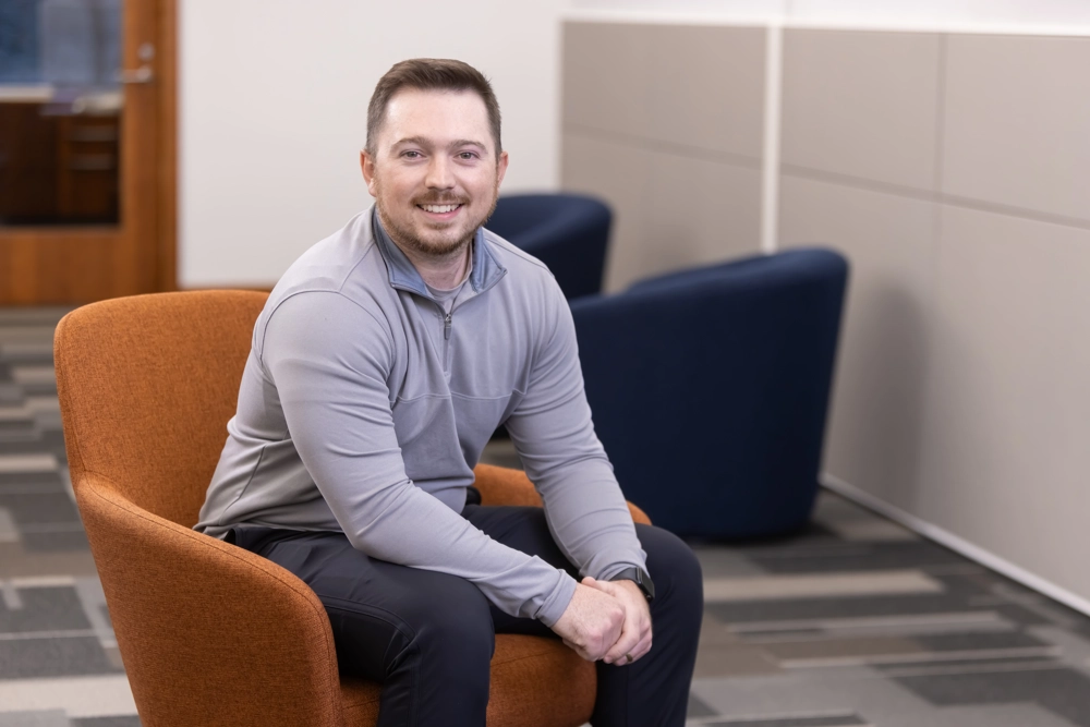 portrait of a smiling person in business attire